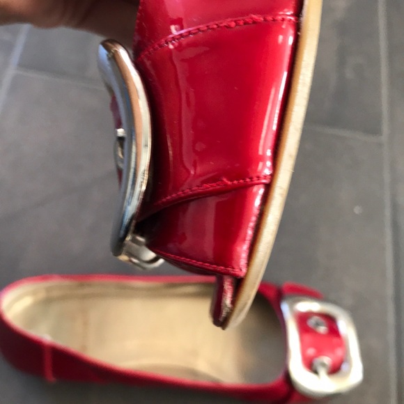 Stuart Weitzman Red Patent Flats - Picture 6 of 8